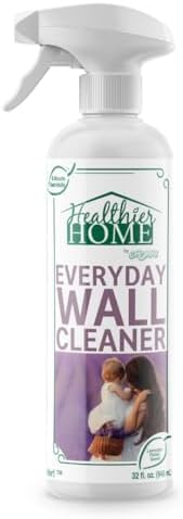 CHOMP! Painted Wall Cleaner Spray, Multipurpose for Walls, Ceilings, and Baseboards, Removes Dirt, Dust, Odor, Stains, Healthier Home 5-Minute CleanWalls 4-in-1, 32 Ounces (Lavender Fields) by CHOMPHealthierHome