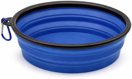 Cutie's PetBox Collapsible Travel Water & Food Bowl for Dogs and Cats, Large Size 32oz by CutiesPetBox