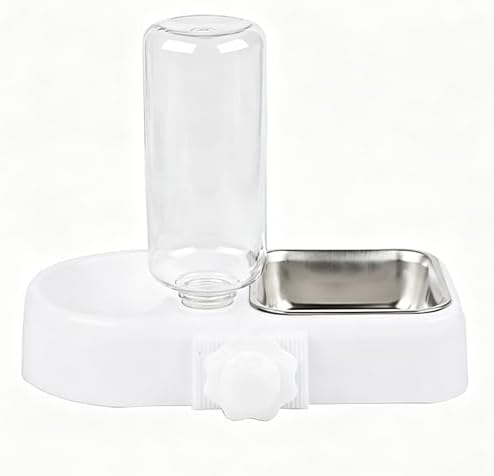 Hanging Dog Bowls, Cage Automatic Cat Food and Water Bowl Set by Unknown