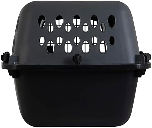 Petmate Pet Porter Dog Kennel 19in, Dark Gray and Black, up to 10lbs - Image 4