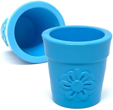 SodaPup Flower Pot – Durable Dog Treat Dispenser & Chew Toy Made in USA from Non-Toxic, Pet Safe, Food Safe Rubber Material for Mental Stimulation, Problem Chewing, Calming Nerves, & More - Image 2