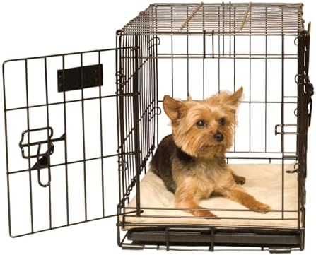 K&H PET PRODUCTS Self-Warming Crate Pad Tan X-Small 14 X 22 Inches by KHPetProducts