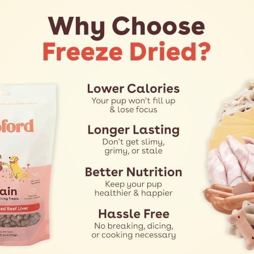 Pupford Freeze Dried Training Treats for Dogs & Puppies (Beef Liver, 8 oz) - Image 3