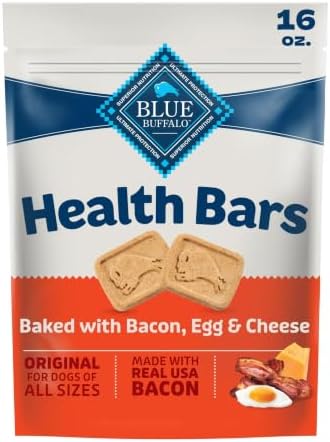 Blue Buffalo Health Bars Bacon Egg & Cheese Dog Biscuits, 16 oz by BlueBuffaloCompanyLtd