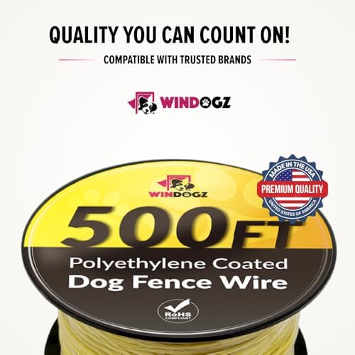 Dog Fence Wire for Electric Dog Fence System, 500 ft, Covers ¼ Acre Area, Easy to Install, Compatible with reputable Underground Fence Brands, Durable, 20 Gauge Wire .025 Polyethylene Coated - Image 5