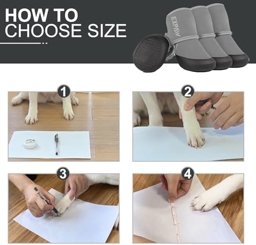 EXPAWLORER Waterproof Dog Shoes for Small Medium Large Dog for Hot Pavement - Image 2