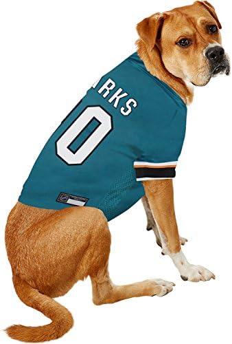 NHL San Jose Sharks Jersey for Dogs & Cats, Medium. - Let Your Pet Be A Real NHL Fan! (Pack of 2) - Image 4