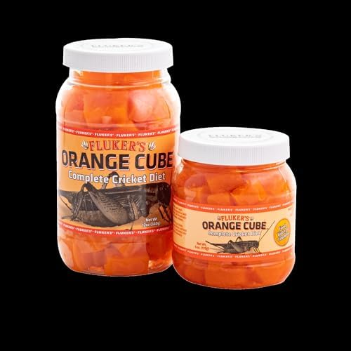 Fluker's Orange Cube Complete Cricket Diet,Gut Load Food for Feeder Insects and Live Crickets,Provides Vitamins,Minerals,and Hydration,12 oz,(Pack of 2) - Image 5