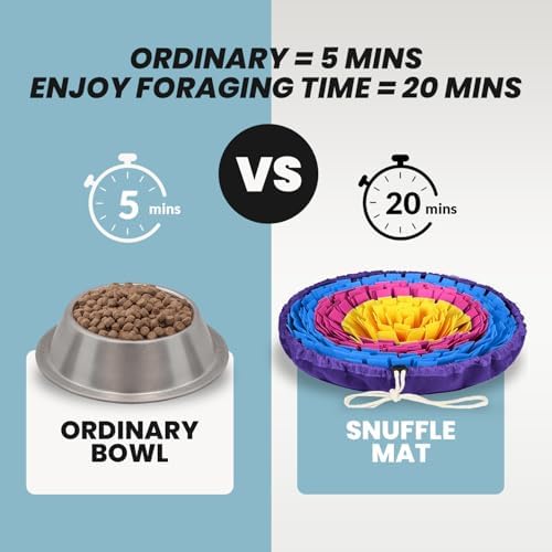 PET ARENA Snuffle Mat Dog Puzzle Feeder for Slow Eating & Brain Training - Image 7