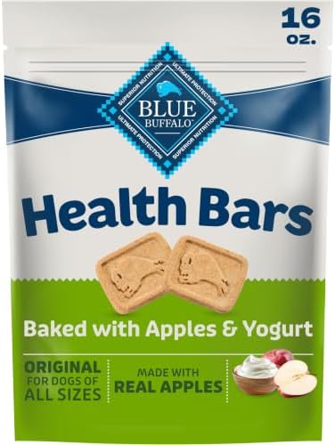Blue Buffalo Health Bars Apples & Yogurt Dog Biscuits, 16 oz by BlueBuffaloCompanyLtd