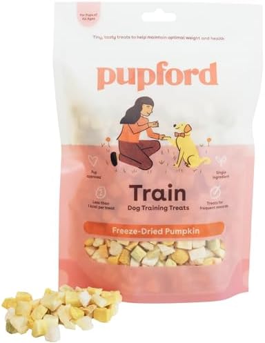Pupford Freeze Dried Training Treats for Dogs & Puppies (Pumpkin, 2 oz) by Pupford