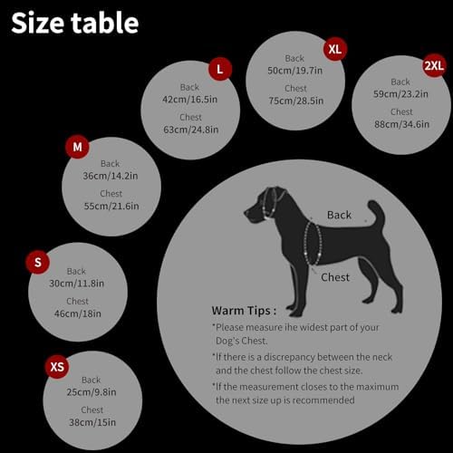 Warm Dog Winter Coat, Windproof Cold Weather Jacket, Reflective & Adjustable Black Pet Vest with Harness, Thick Polar Fleece Lining Cozy Apparel for Small Medium Dogs & Cats - Image 2