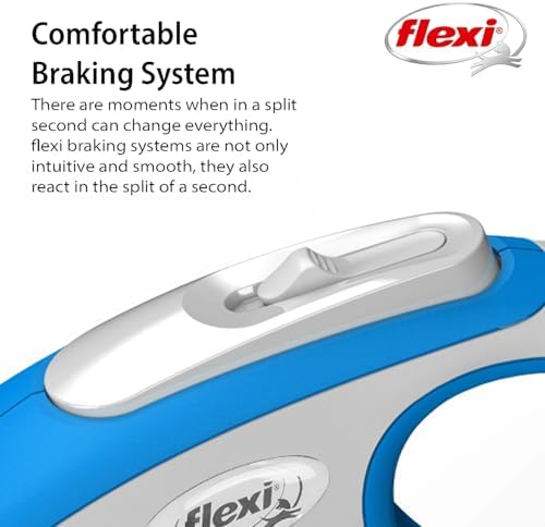 FLEXI® Comfort Tape Retractable Dog Leash, Medium, 16 ft - Blue - Image 2