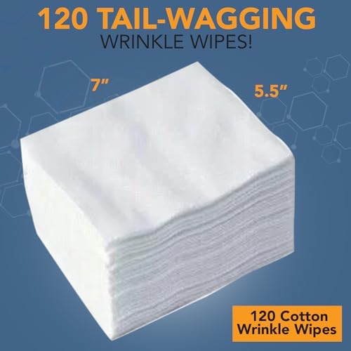 NOVEHA 120PCs - 5”x7” Large Dog Wipes | Wipes for Bulldog, French Bulldog, Pug, English Bulldog | Deodorizing, for Multiple Areas Removes Dirt, Wrinkles, Folds, Tear Stain, Tail Pockets & Paws - Image 5