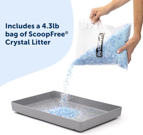 PetSafe ScoopFree Reusable Tray with Crystal Litter, Fresh Scent, 4.3Lb Bag - Image 4