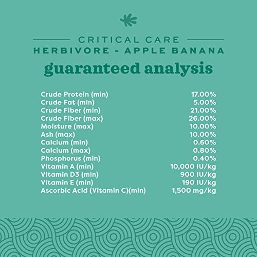 Oxbow Critical Care Herbivore, Rabbit & Guinea Pig, Apple Banana, 454 g - Image 5