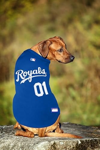 Official MLB Kansas City Royals Pet Jersey for Dogs & Cats, Size X-Large - Stylish Baseball Jersey for Your Furry Fan- Show Off Team Spirit with The Perfect Fan Apparel Gear for Pet, Dog & Cat - Image 2