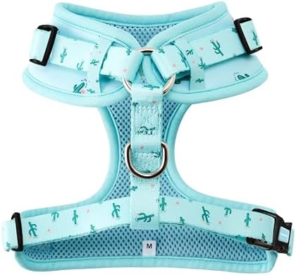 Wagging Tail Premium No Pull Dog Harness - Adjustable, Soft, Cute Dog Vest for Medium, Large & Small Dogs (Cactus, Medium) - Image 2