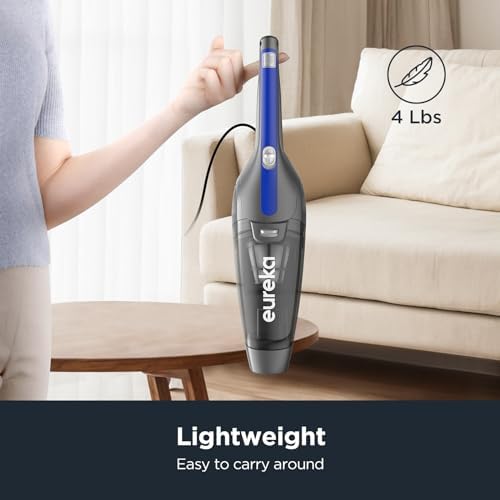 Eureka Blaze Stick Vacuum Cleaner, 3-in-1 Small Vacuum for Home, Blue - Image 3