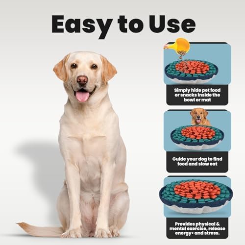 PET ARENA Snuffle Mat Dog Puzzle Toy Slow Feeder for Training & Enrichment - Image 3