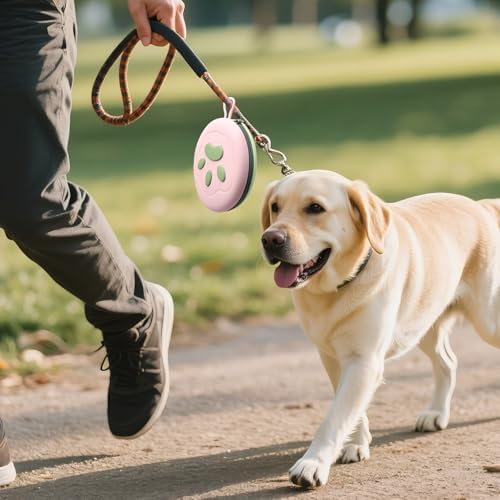 Collapsible Dog Bowls, 2-in-1 Pet Travel Bowls Pink Green - Image 5