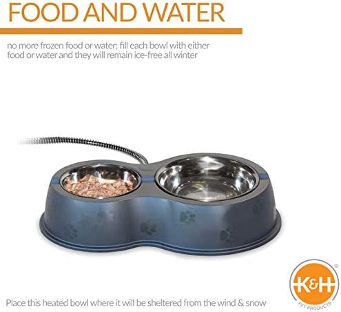 K&H Heated Water Bowl, Thermo-Kitty Café Feral Cat Feeding, Safety Listed - Image 2
