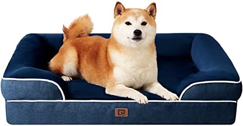 EHEYCIGA Orthopedic Dog Beds Large Sized Dog, Waterproof Washable Pet Bed by EHEYCIGA
