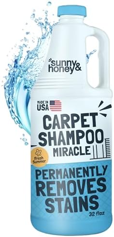 Sunny & Honey Carpet Cleaner Shampoo Solution for Machines, 32floz Summer by SunnyHoney