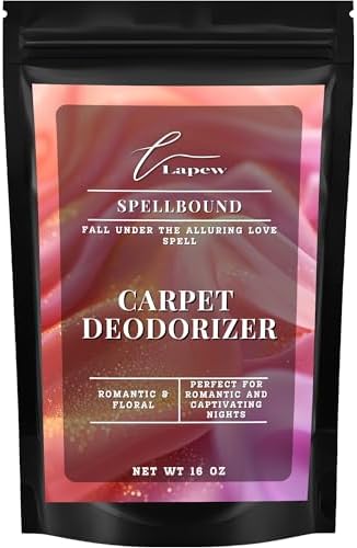Lapew Spellbound Carpet Deodorizer Powder - Pet Safe Freshener for Vacuuming | Scented Odor Eliminator for Home | 16 oz by Lapew