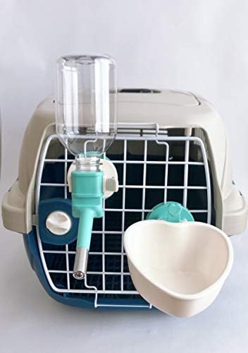 Choco Nose Patented No-Drip Dog Water Bottle/Feeder Leak-Proof Nozzle (C528 Aqua Dish Set, Rabbits-Chinchillas-Toy Dogs-10.2 fl.oz) - Image 6