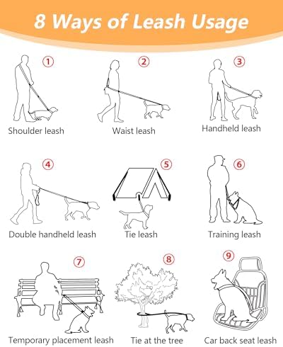 Hands Free Dog Leash, Multifunctional Crossbody Dog Leash - Image 5