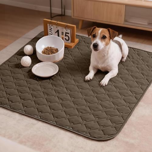 gogobunny 100% Double Sided Waterproof Dog Blanket Soft Pet Bed Cover Reversible Protect Furniture Couch Sofa Car for Puppy Cat Kids (Dark Walnut/Light Walnut, 30x30 Inch (Pack of 1)) - Image 3
