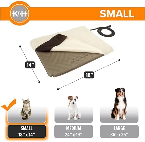 K&H Heating Pad, Lectro-Soft Outdoor Pet Bed, Safety Listed, 20W, Small 14 X 18 Inches (Pack of 6) - Image 4