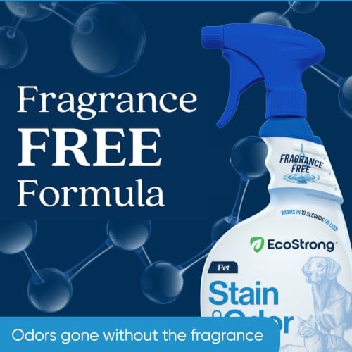 Eco Strong Pet Stain and Odor Remover - Cat Urine Enzyme Cleaner, Urine Destroyer for Dogs, Pet Urine Enzyme Cleaner [All New Fragrance Free] - 160oz Bundle - Image 3