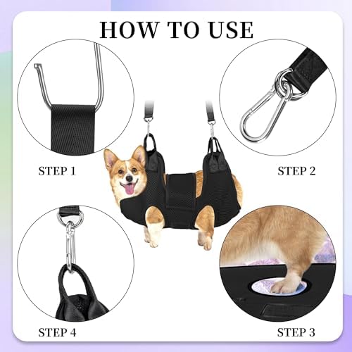 PatiencET Dog Grooming Hammock Kit - Image 4