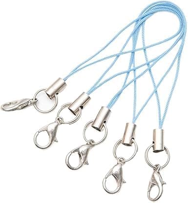 20Pcs Mobile Phone Rope Strap Charm Lariat Lanyard Phone Charms with Lobster Clasp Cords for Cellphone/USB Drive/Keychain/DIY Jewelry Accessories by Jowxsx