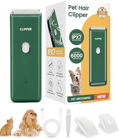 Pet Clippers for Dog Hair Grooming Low Noise Cat Shaver by Tawiijou
