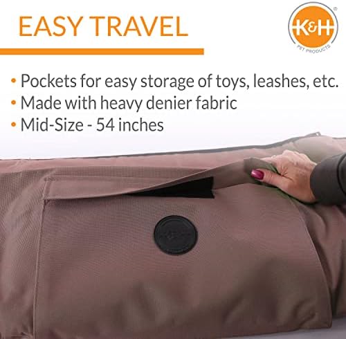 K&H Pet Products Quilted Cargo Cover Tan Standard/Mid-Size Vehicle 54 Inches - Image 6