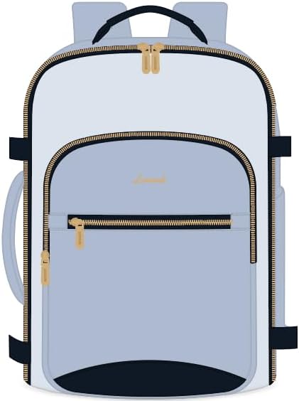 LOVEVOOK 40L Travel Backpack for Women & Men, Airline Approved Carry On Luggage with 3 Packing Cubes, TSA Overnight Bags, Waterproof Personal Item Bag, Weekender Essentials Backpacks fits 17" Laptop by LOVEVOOK