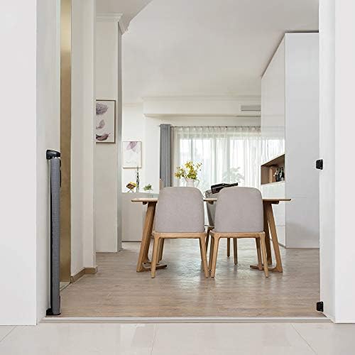 EasyBaby Extra Wide and Extra Tall Retractable Baby Gate Extends up to 71" Wide, 39.3" (100cm) Tall, Grey/Pet Retractable Gates for Stairs, Doorways, Hallways, Indoor and Outdoor - Image 4