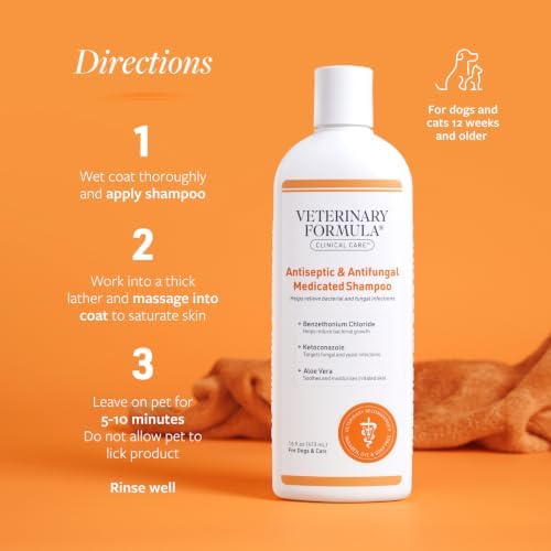 Veterinary Formula Clinical Care Antiseptic & Antifungal Shampoo, 16 oz - Image 4