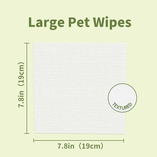 IMMHABI 100 Count Hypoallergenic Dog Wipes, Unscented Plant-Based Pet Wipes - Image 4