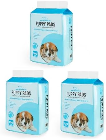 Best Pet Supplies Dog Training Puppy Pee Pads - Blue, 300 Count by BestPetSuppliesLLC