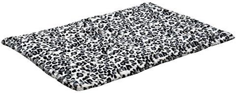Furhaven ThermaNAP Self-Warming Cat Bed for Indoor Cats & Large/Medium Dogs, Washable & Reflects Body Heat - Quilted Faux Fur Reflective Bed Mat - Snow Leopard, Large (Pack of 3) - Image 7