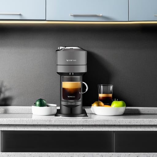 Nespresso Vertuo Next Coffee & Espresso Maker by De'Longhi | Slim, sustainable design brews 6 cup sizes topped with velvety crema, from espresso to 18 oz. Over 40 Vertuo blends. - Image 5