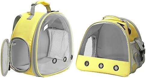 Bearded DragonTravel Cage,Lizards Carrier, Small Animal Travel Carrier for Hedgehog Rat Parrot Bird Guinea Pig, Portable Guinea Pig Travel Bag for 2 - Image 6