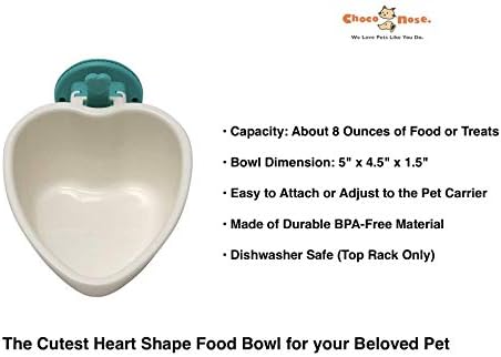 Choco Nose Patented No-Drip Dog Water Bottle/Feeder Leak-Proof Nozzle (C528 Aqua Dish Set, Rabbits-Chinchillas-Toy Dogs-10.2 fl.oz) - Image 2