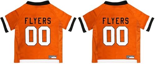 NHL Philadelphia Flyers Jersey for Dogs & Cats, X-Small. - Let Your Pet Be A Real NHL Fan! (Pack of 2) by PETSFIRST
