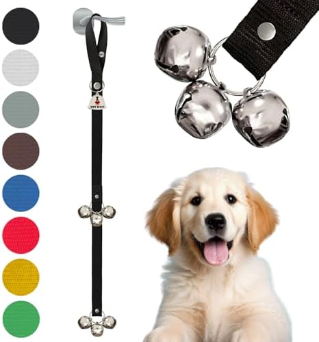 Caldwell's Pet Supply Co. Dog Potty Bells, Dog Door Bell, Bells to Go Outside, Potty Training Bell, Dogs Doorbell, Dogs Potty Doorbell, Ring to Go Pee, All Breed Puppy Training Tool by CaldwellsPetSupplyCo
