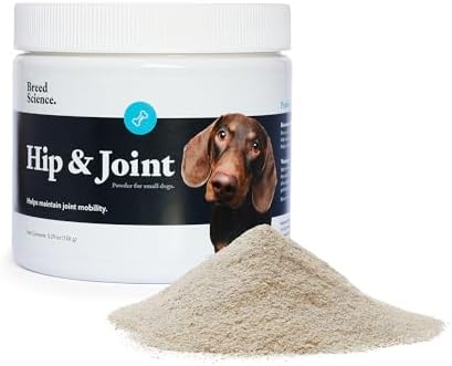 Hip and Joint Food Supplement for Dogs, Small Breeds- Glucosamine and Chondroitin Powder with Green Lipped Mussel - Pain, Inflammation Relief with Vitamins - Senior Health Supplies for Arthritis by Unknown